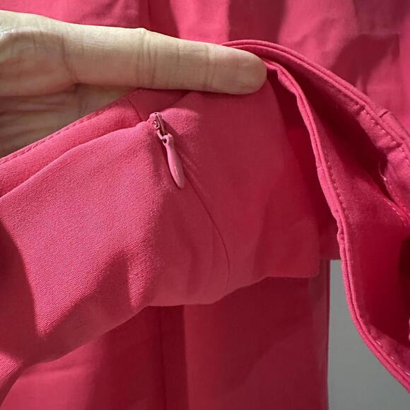 Mango Ankle Straight Leg Culotte Trouser Pants Pink NWT Size 8 - Picture 4 of 8